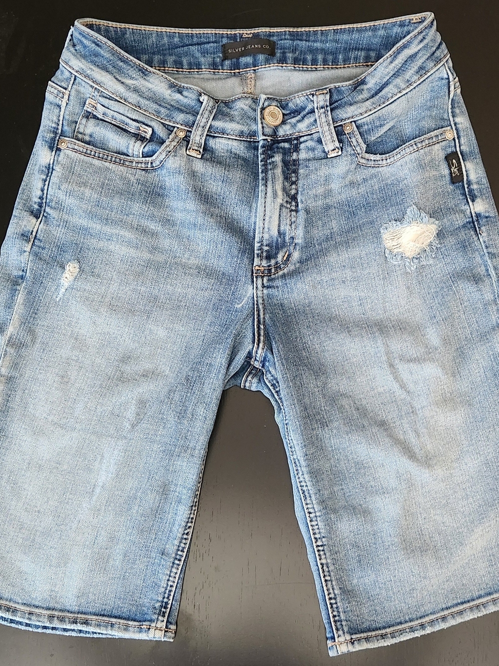 Silver Jeans Denim Avery Bermuda Shorts